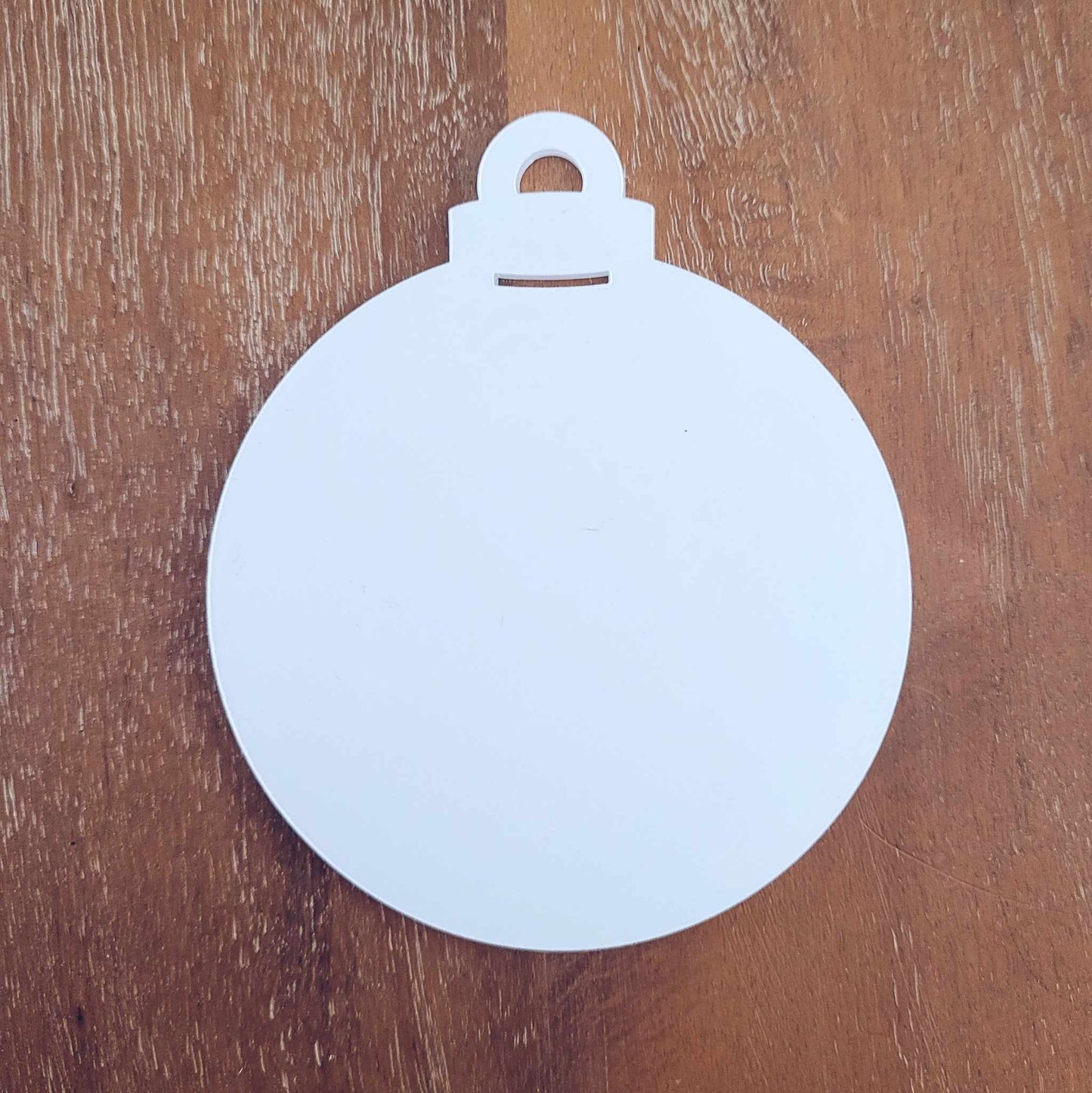 FROSTED Acrylic Bauble