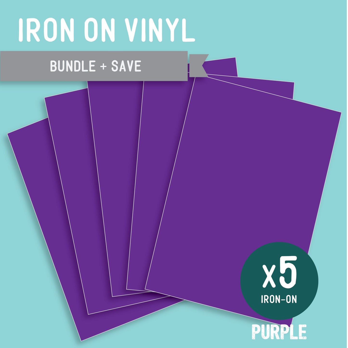 ๐๐จ๐๐ Sheets Premium HTV Iron On Vinyl