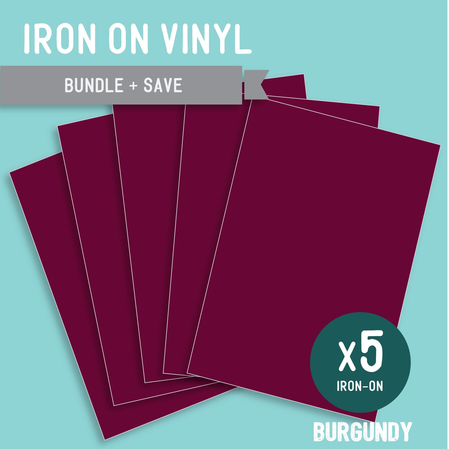 ๐๐จ๐๐ Sheets Premium HTV Iron On Vinyl