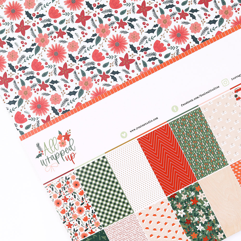 Design3e Paper All Wrapped Up 12×12″ Designer Paper Pack 20 sheet