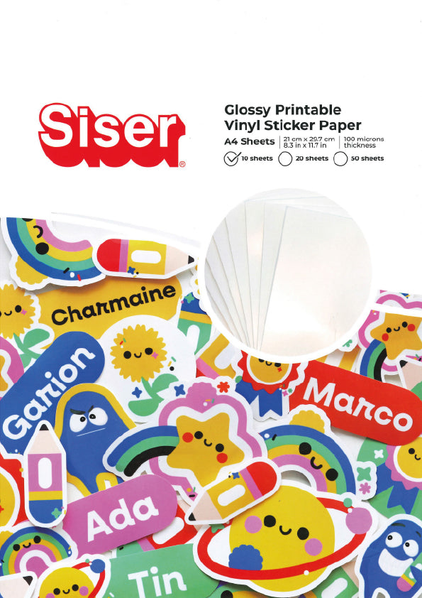 Siser Printable Sticker Range