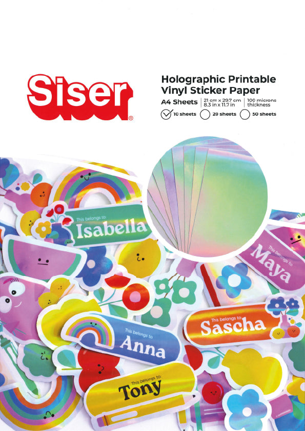Siser Printable Sticker Range