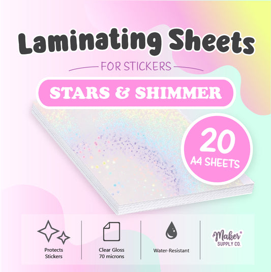 Laminating Sheets for Stickers