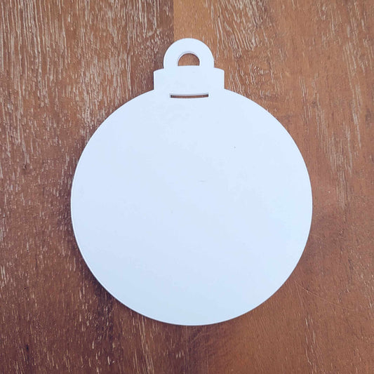 FROSTED Acrylic Bauble