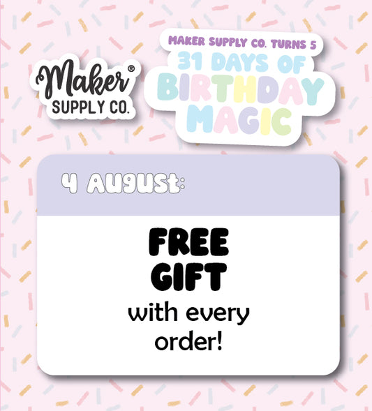 Birthday gift with purchase