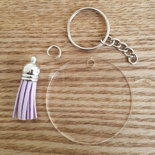 Acrylic + Keychain + Tassel Combo