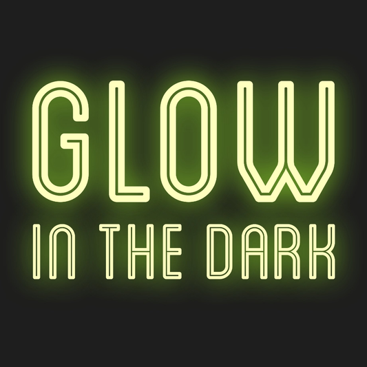 Glow in the dark HTV iron-on