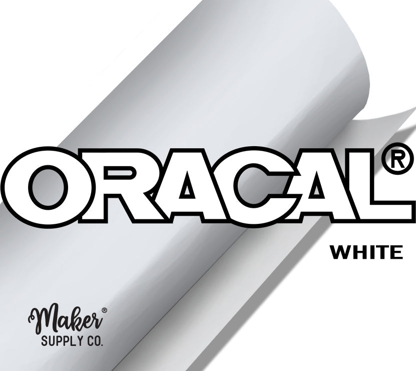 Oracal 651 Gloss – GLOSS White - Rainbow Vinyl Co